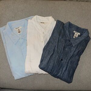 Kato Gauze Organic Button Up